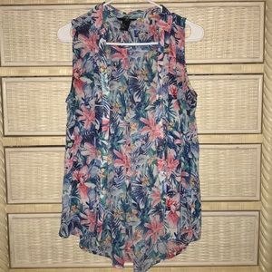 H&M Button Up Floral Shirt